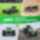 Thumbnail: Remote Control RC Car 25KM/H 2 Batteries 2WD Off Road Monster Truck LED & Radio✅