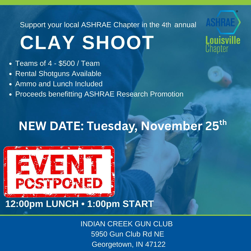 4th Annual ASHRAE Louisville Clay Shoot