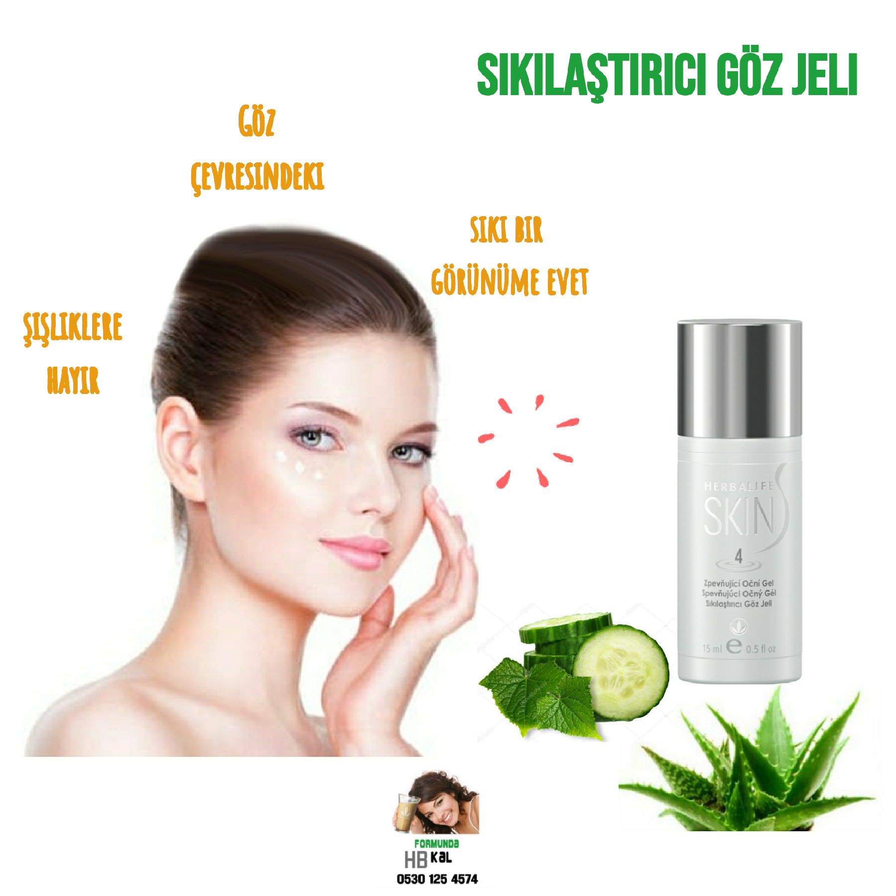 Herbalife Skin Sıkılaştırıcı Göz Jeli 15 ml