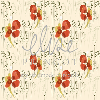 motif '' coquelicot '' @elisepringot