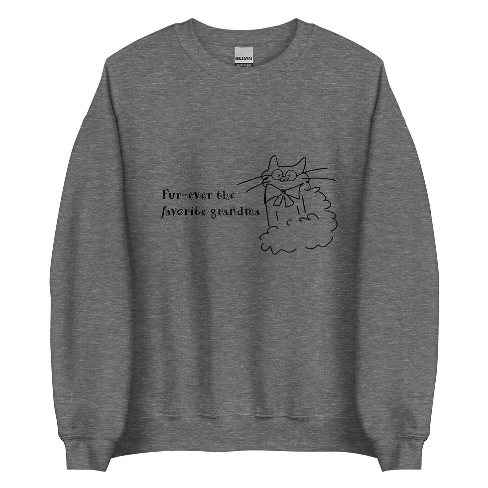 Thumbnail: "Fur-ever the Favorite Grandma" unisex sweatshirt
