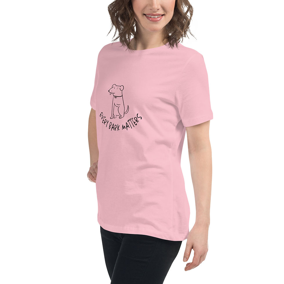 Thumbnail: "Every Bark Matters" women's relaxed t-shirt
