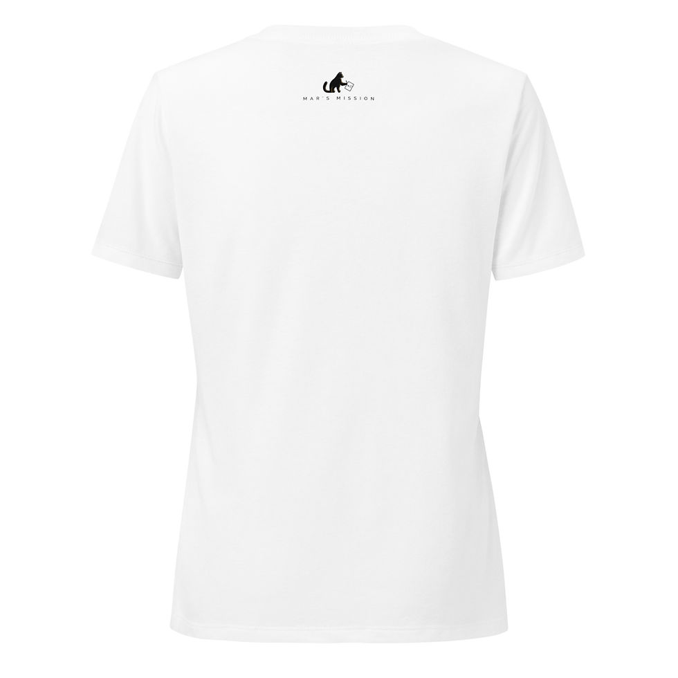 Thumbnail: "Breed? Loved!" women’s relaxed v-neck t-shirt