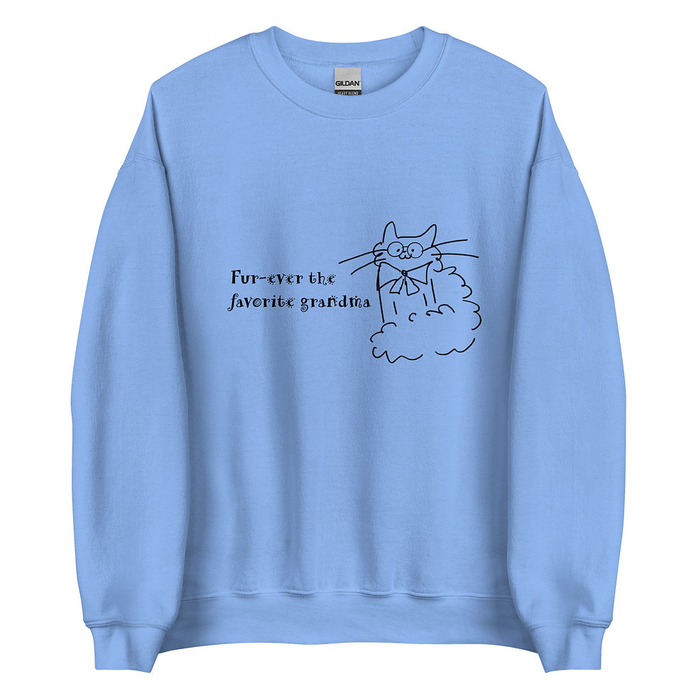 Thumbnail: "Fur-ever the Favorite Grandma" unisex sweatshirt