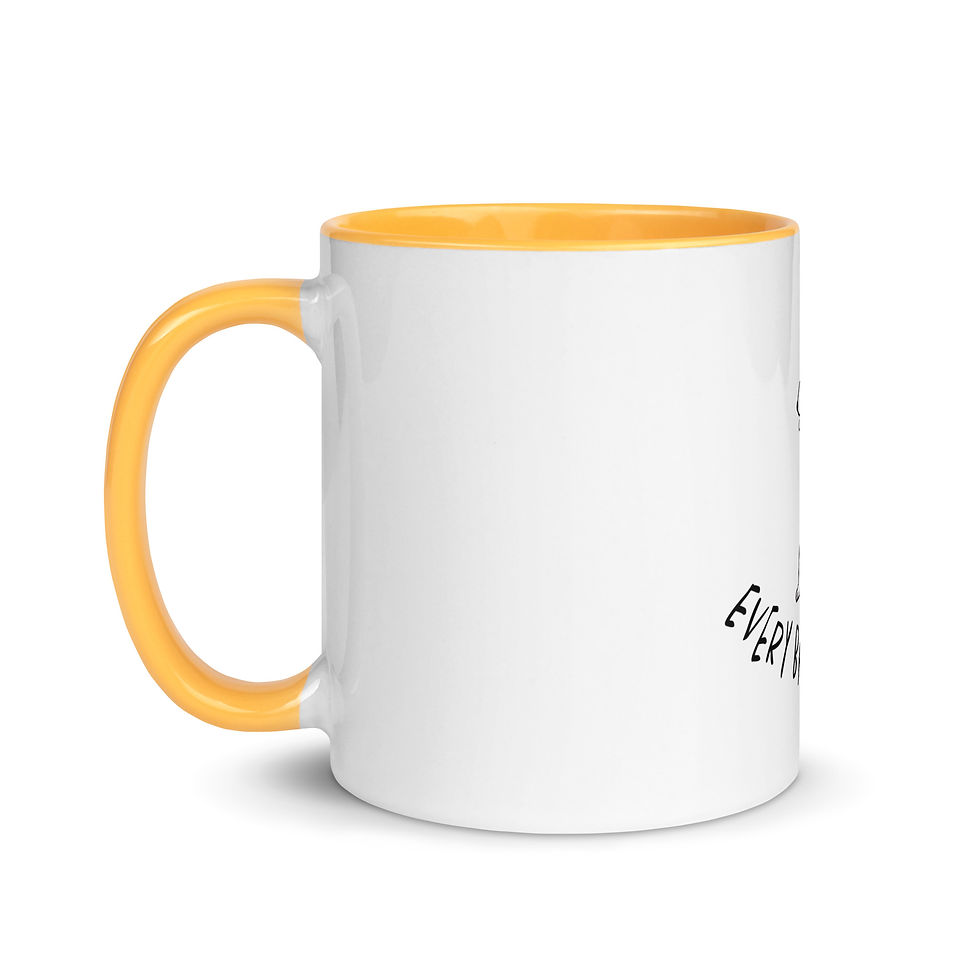 Thumbnail: "Every Bark Matters" white glossy mug with color inside
