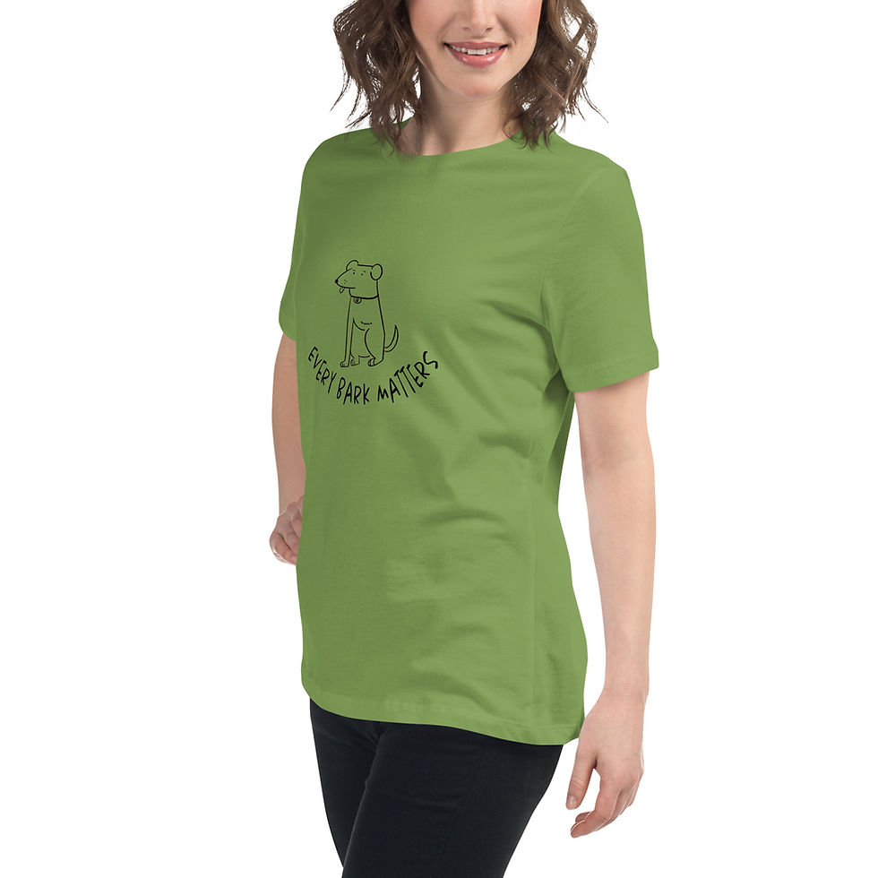 Thumbnail: "Every Bark Matters" women's relaxed t-shirt