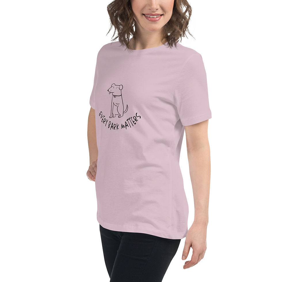 Thumbnail: "Every Bark Matters" women's relaxed t-shirt