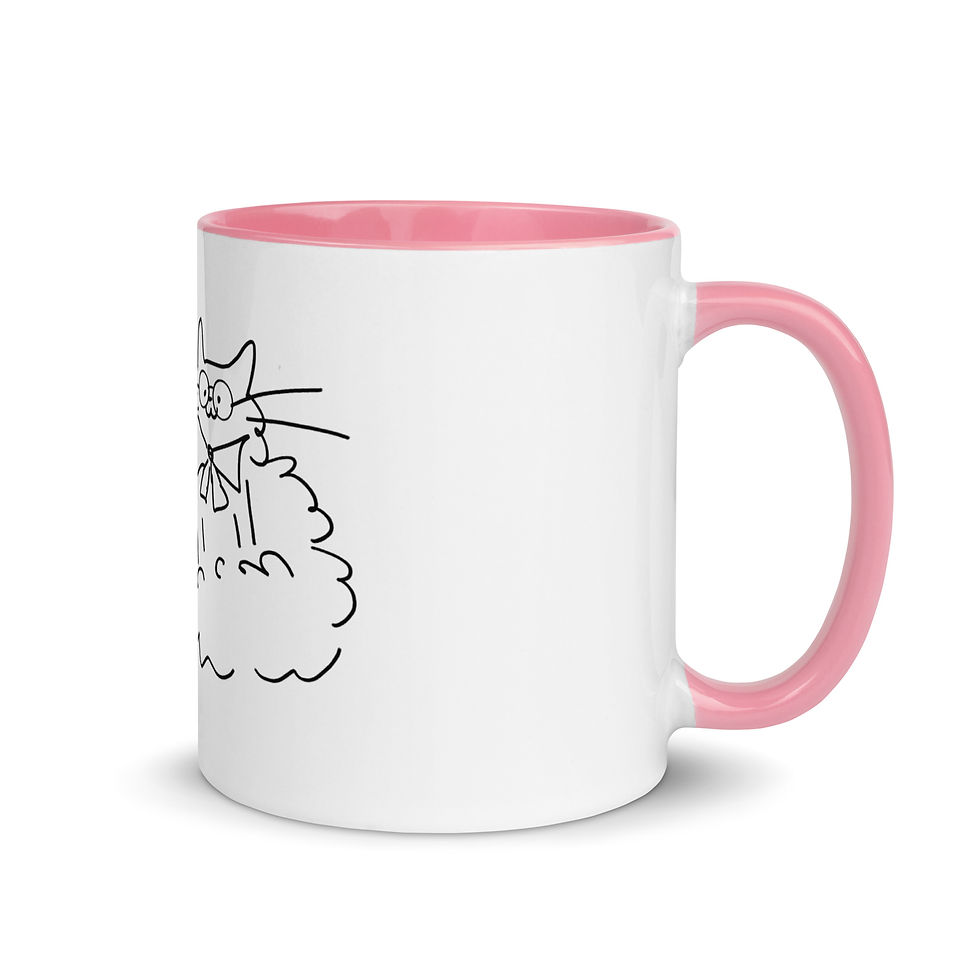 Thumbnail: "Fur-ever the Favorite Grandma"  white glossy mug with color inside
