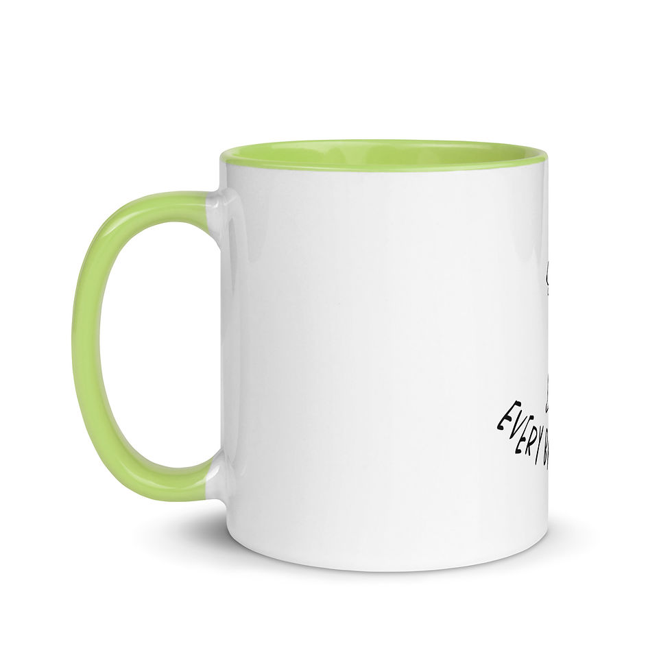 Thumbnail: "Every Bark Matters" white glossy mug with color inside
