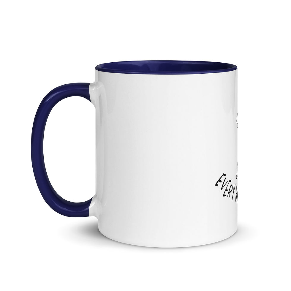 Thumbnail: "Every Bark Matters" white glossy mug with color inside