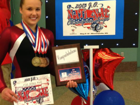 Britney Ward National Beam Champion