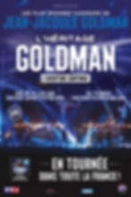 Visuel promotionnel de la tournée L'Héritage Goldman – L'Aventure Continue.