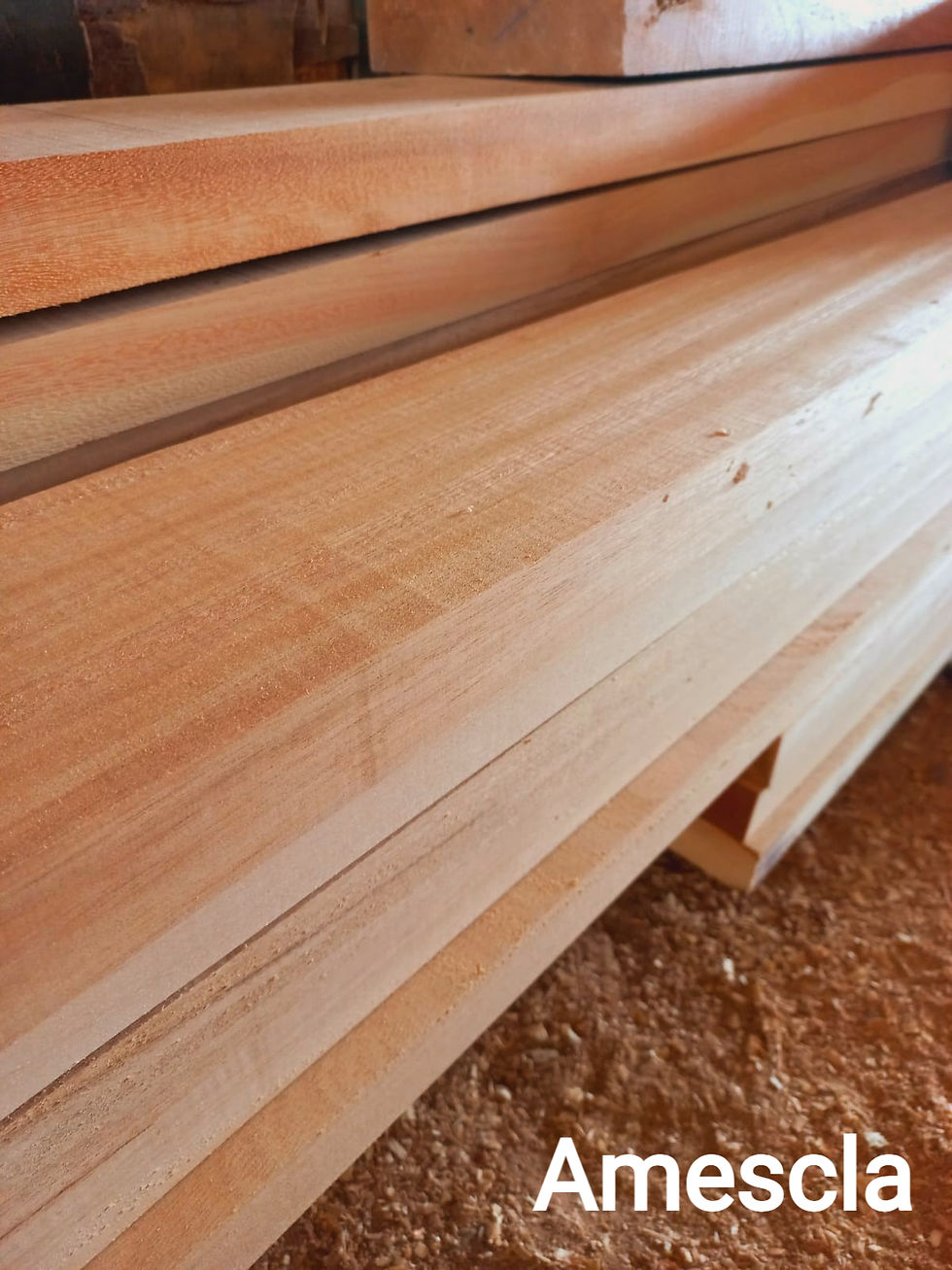 Madeira Amescla Vigas, pranchas, caibros e sarrafos