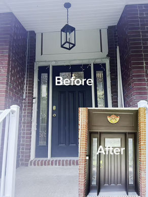🏡 From Bare to Beautiful: Our Front Door Makeover