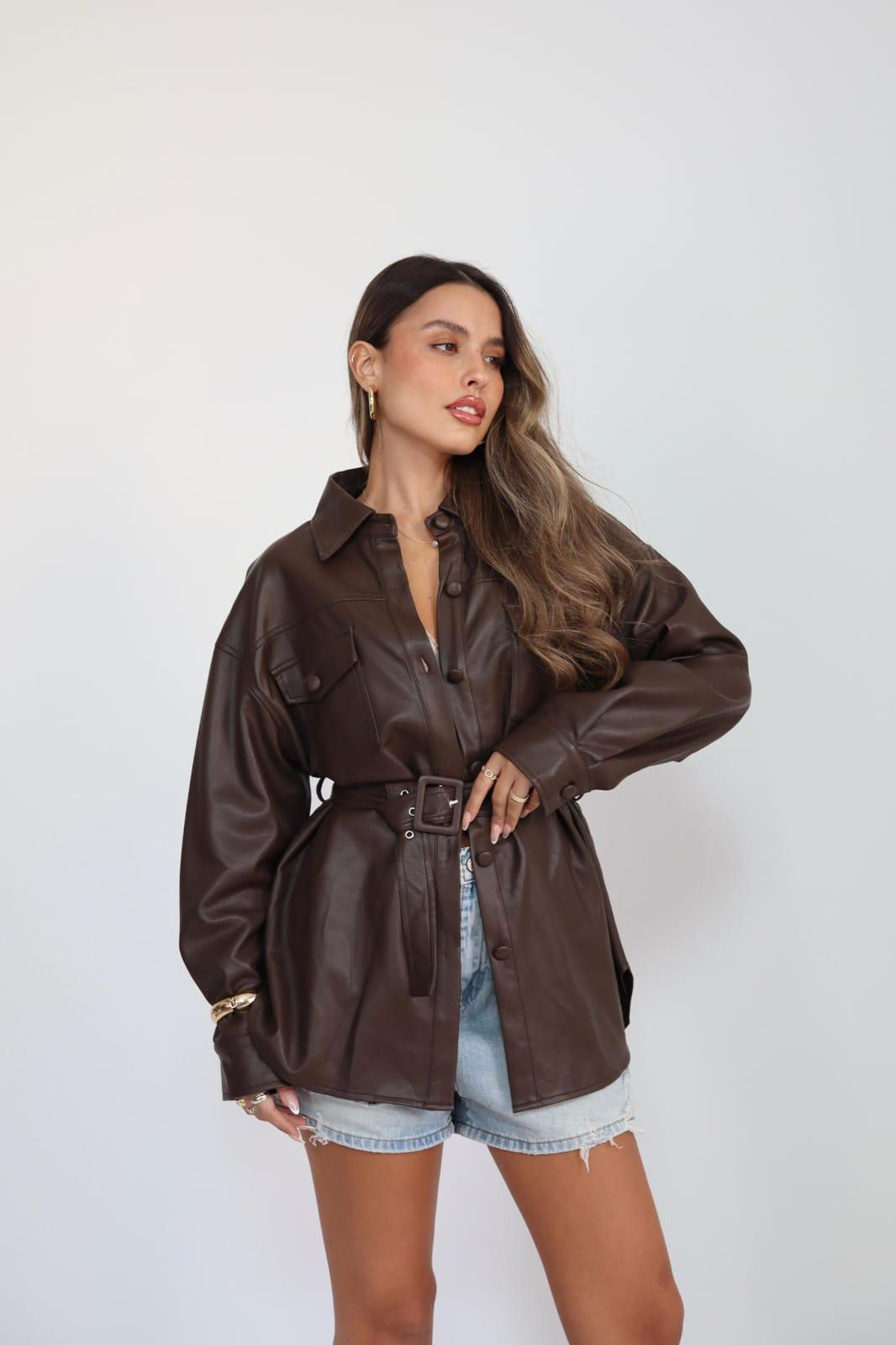 זקט דמוי עור 