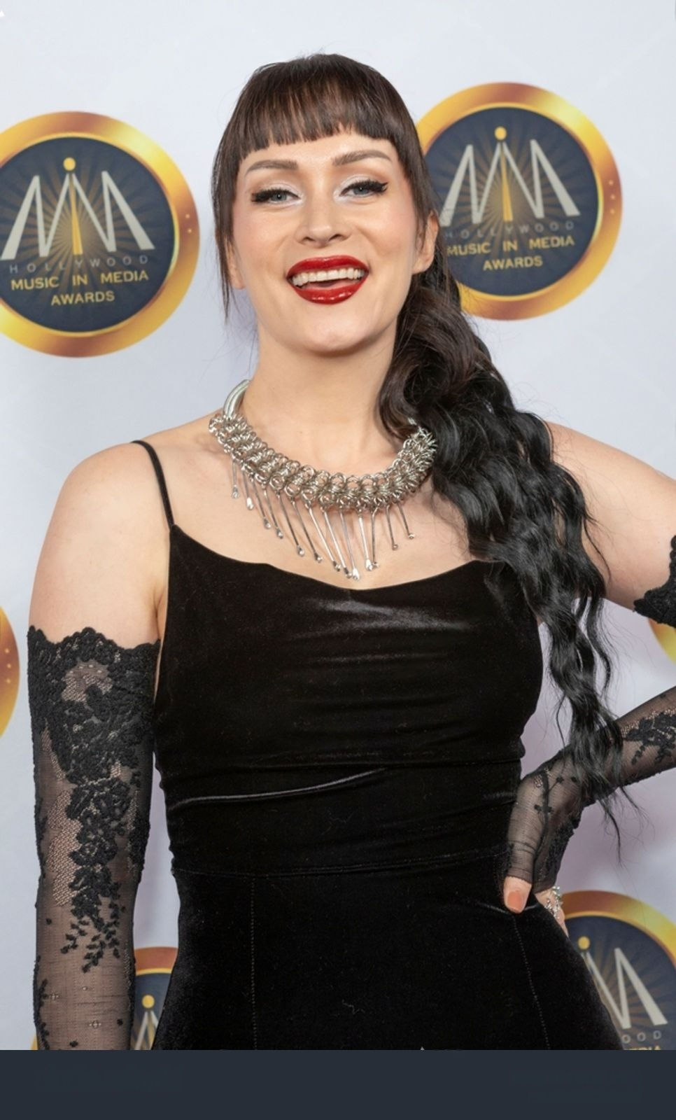 Nea Dune arrives The 16th Annual Hollywood Music In Media Awards at The Avalon in Los Angeles