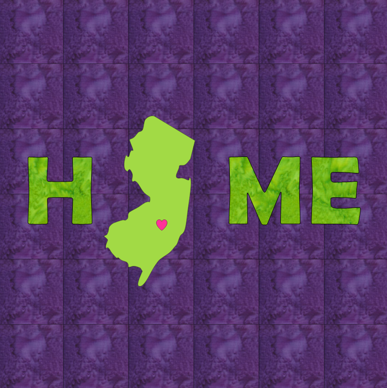 Thumbnail: The Garden State - New Jersey - Pixelated Design