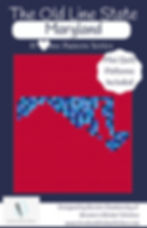 The Old Line State - Maryland Pixelated Quilt Pattern