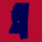 Thumbnail: The Magnolia State - Mississippi - Pixelated Quilt Pattern (Hardcopy)