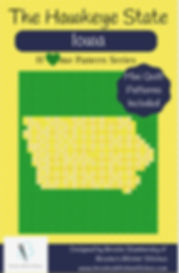 The Hawkeye State - Iowa Pixelated Quilt Pattern