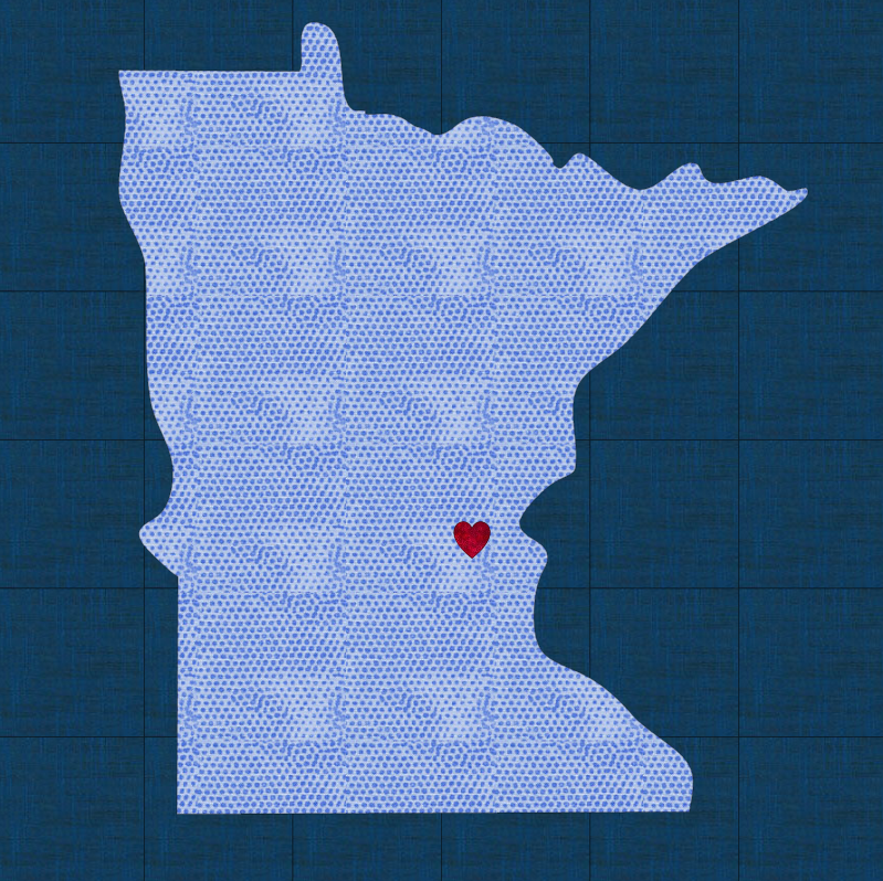 Thumbnail: The North Star State - Minnesota Pixelated Design
