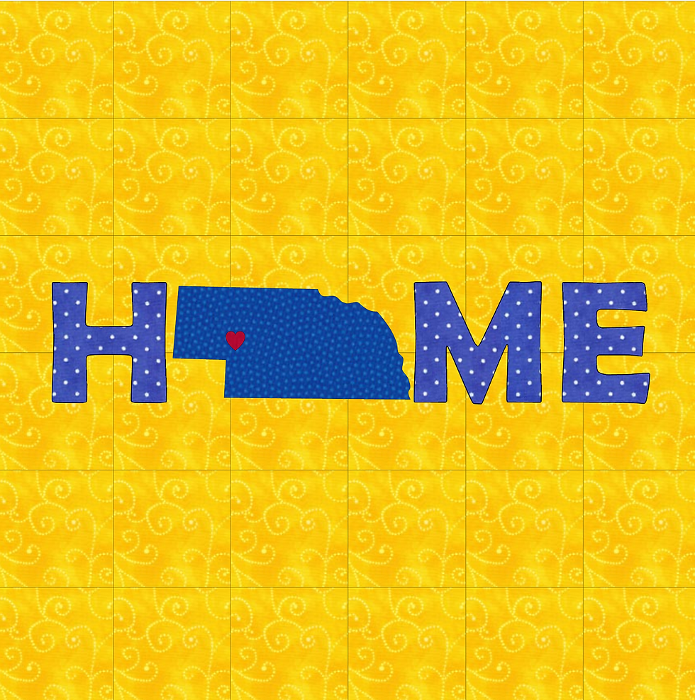 Thumbnail: The Cornhusker State - Nebraska - Pixelated Quilt Design