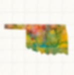 Thumbnail: The Sooner State - Oklahoma - Pixelated Quilt Pattern (Digital Download)
