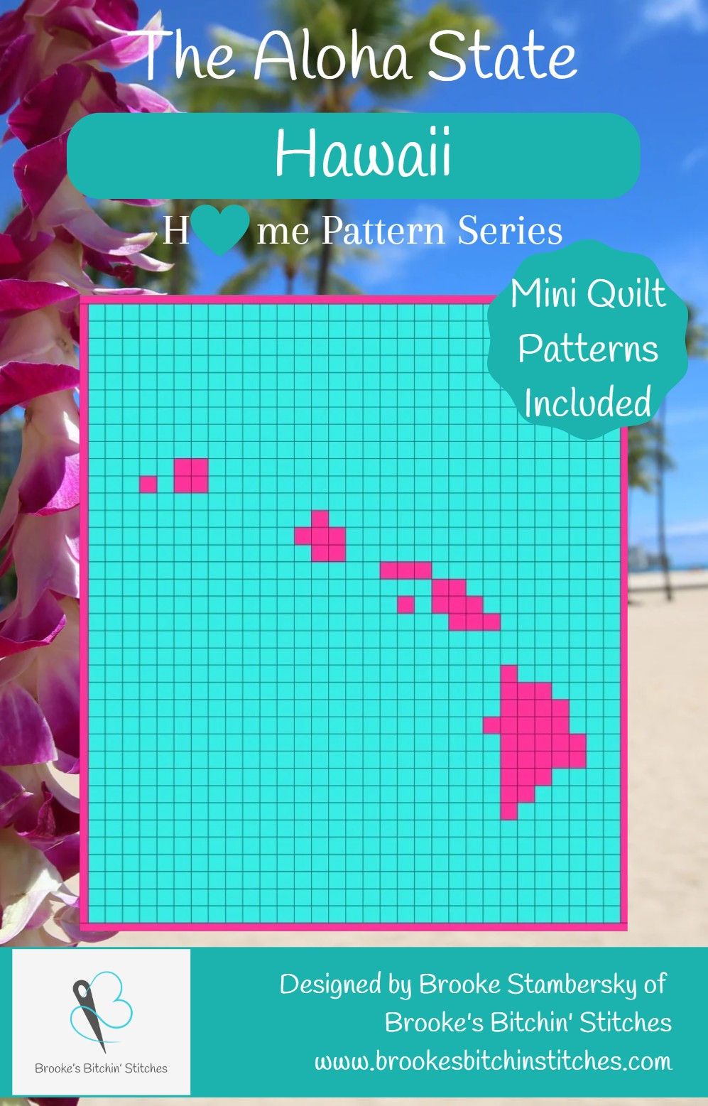 The Aloha State - Hawaii - Set of 5 Patterns (Wholesale)