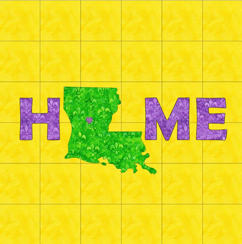 Thumbnail: The Bayou State - Louisiana  Pattern Design
