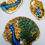 Thumbnail: Decoupage Shell Trinket Dish Trio (Peacock)