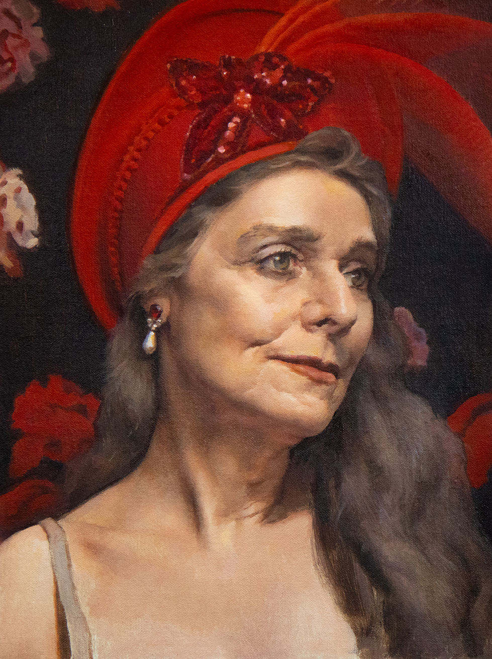 Annie in Red