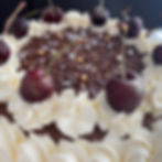 our Black Forest cake – a symphony of rich chocolate and sweet cherries