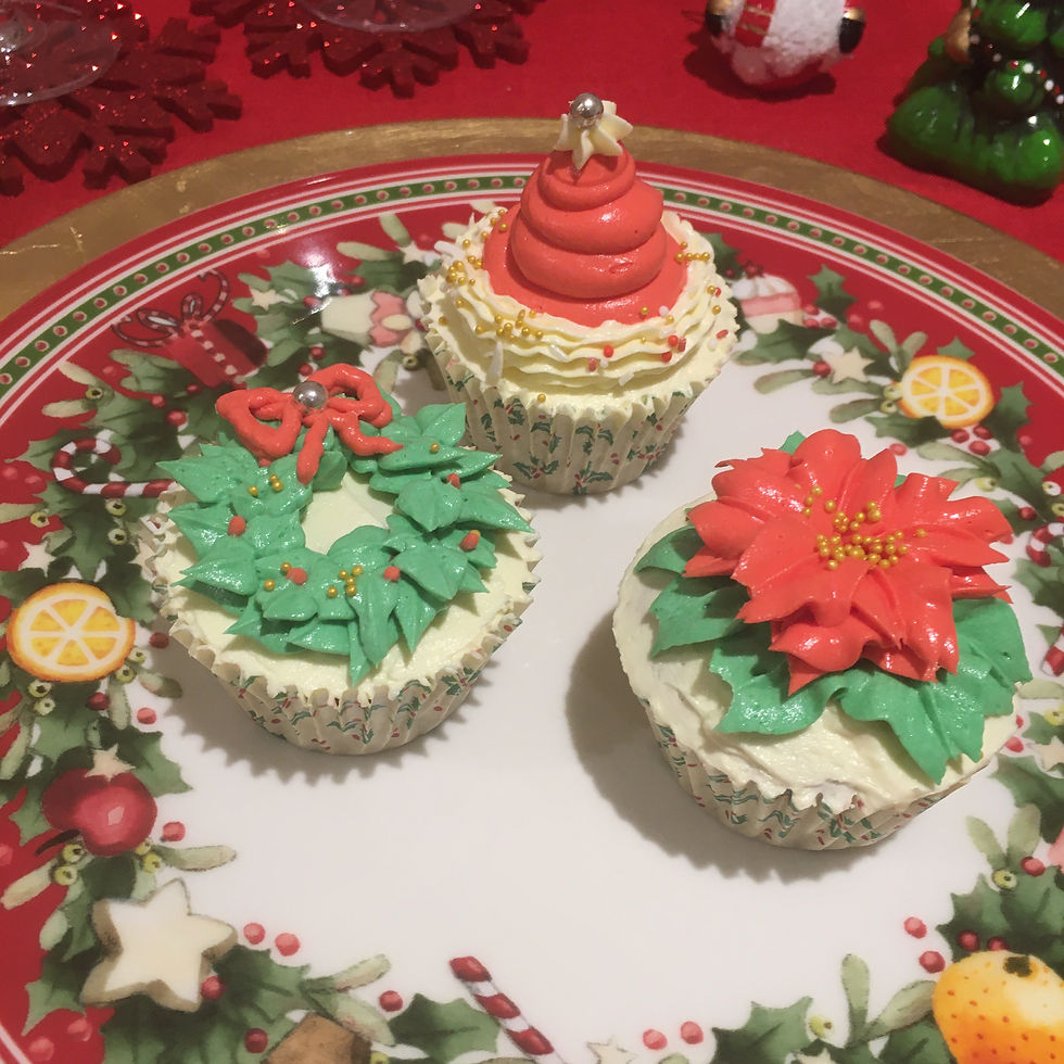 Festive cupcakes - box of 6
