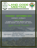 Off Reserve Meeting- September 29, 2022- FSJ
