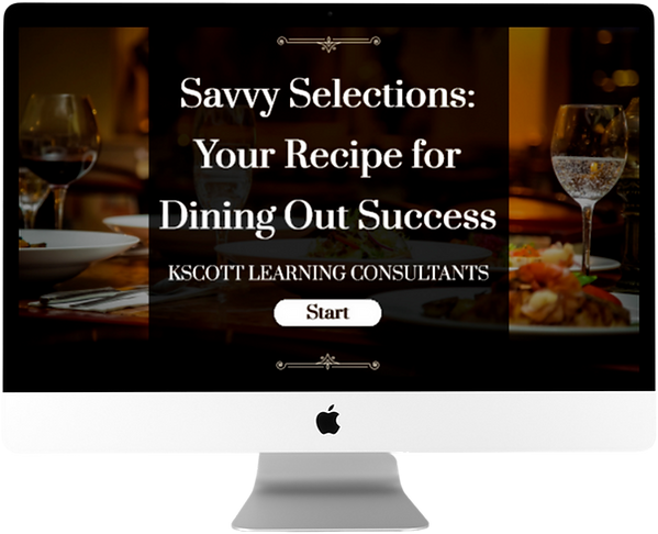 A Macbook monitor with the words Savvy Selection