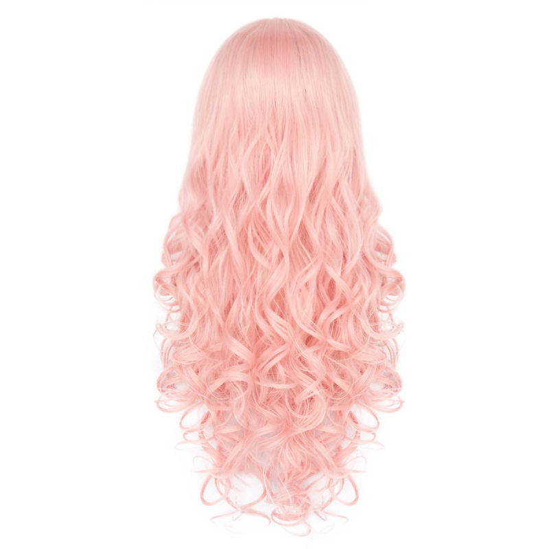 Thumbnail: Wig Curly Long Pink