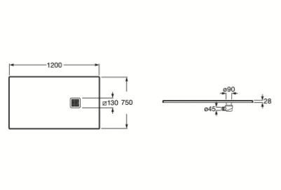 Miniatura: Base Duche 120x75