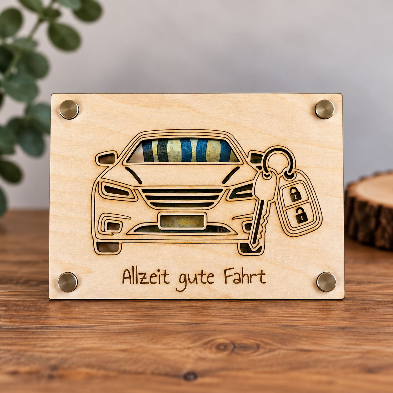 Geldgeschenkkarte „Auto“