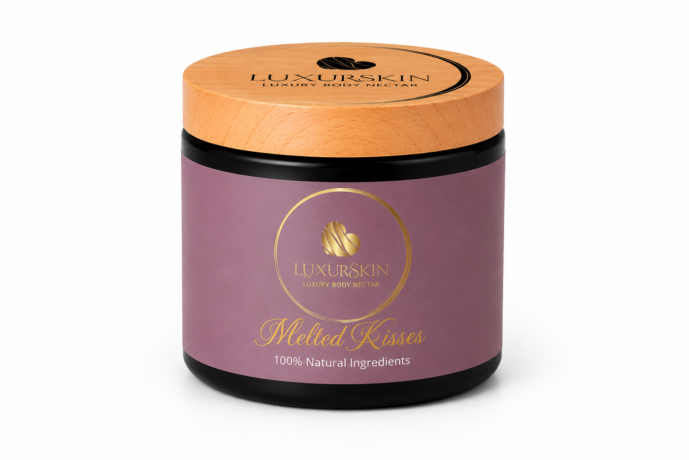 Melted Kisses Luxury Body Nectar tropical jar.