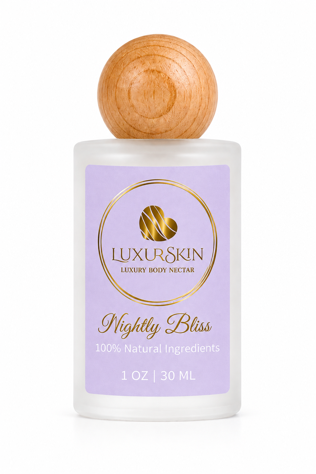 Nightly Bliss Luxury Natural Body Oil for relaxation.