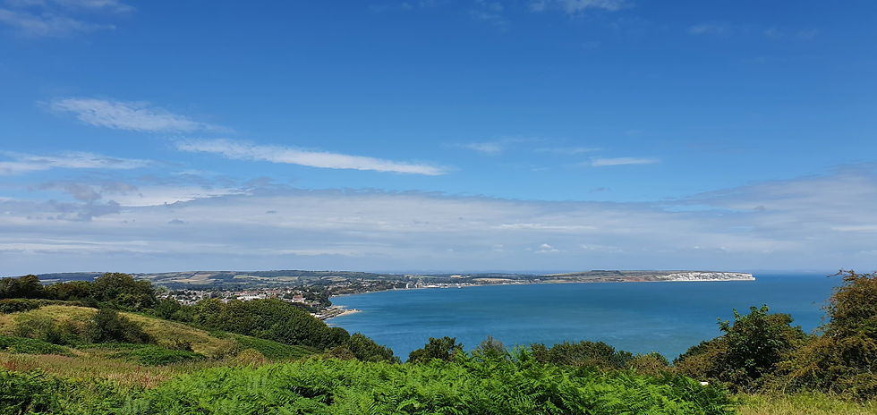 Overlooking Sandown Bay