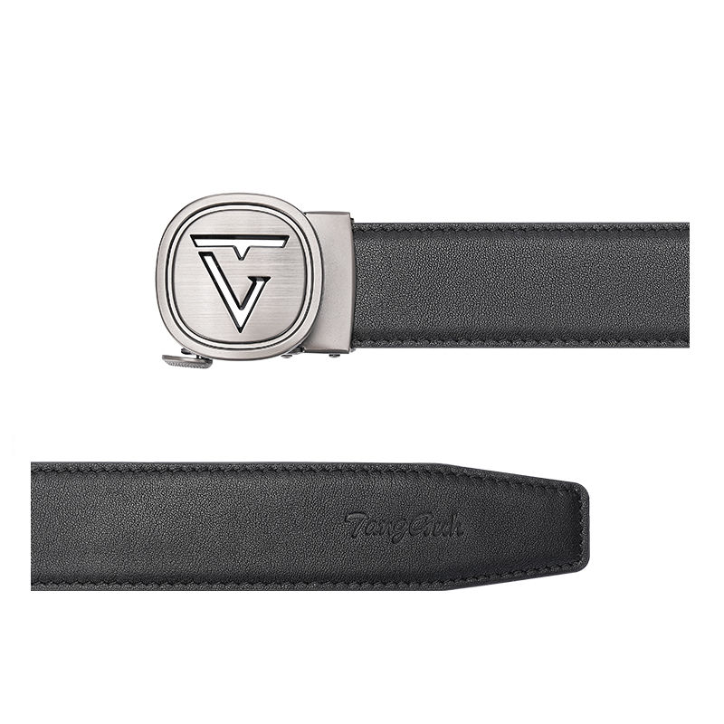 Miniature : UKZ2103 - Ceinture en cuir lisse couleur canon de fusil