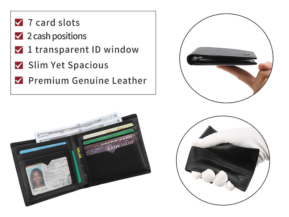 Miniature : Product description of the TangGuh Black Wallet