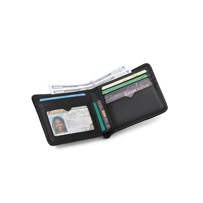 Miniature : Black wallet interior