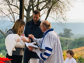 Napa Baby baptism blessing