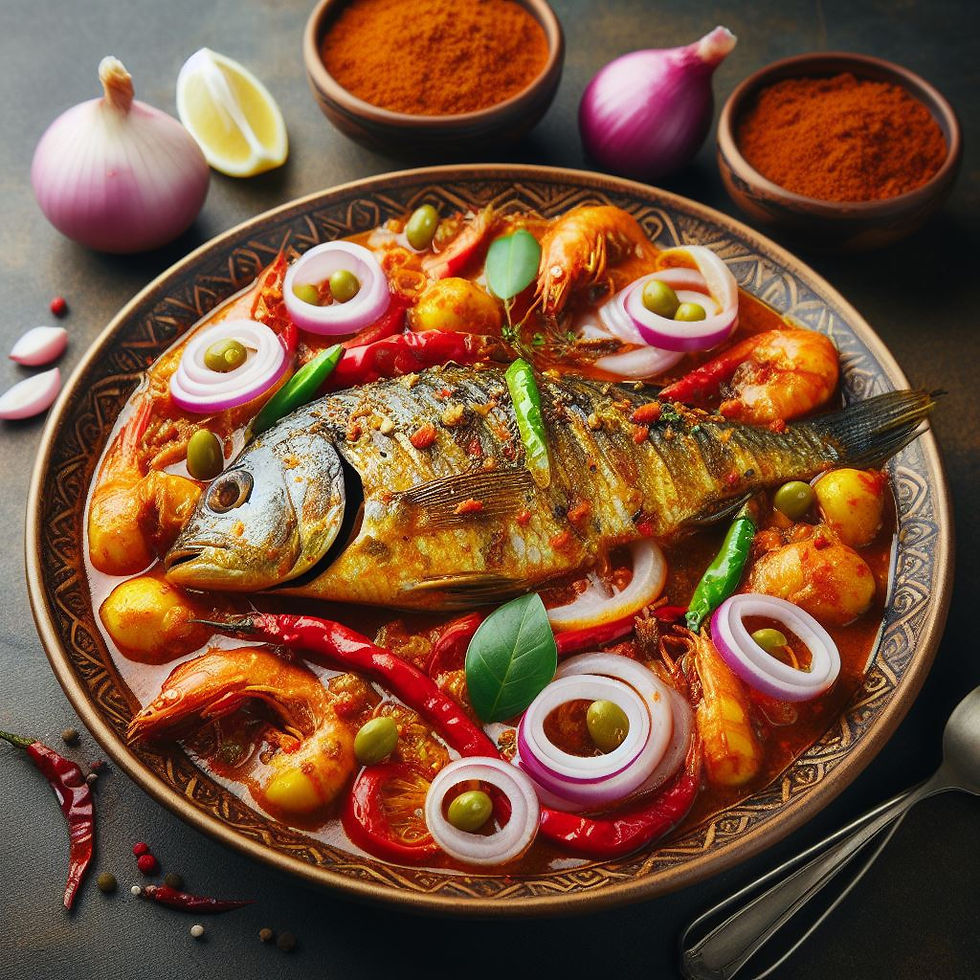 Arranged Food and Objects