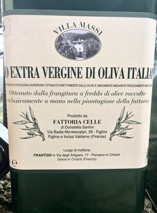 Agriturismo Fattoria Celle - extra vergin olive oil