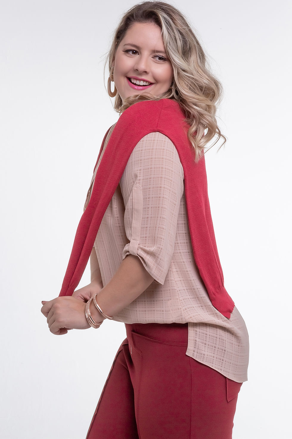 Miniatura: Bata Silky Tartan - 5X R$20,00