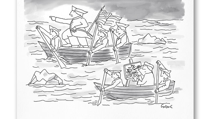 Washington crossing Delaware