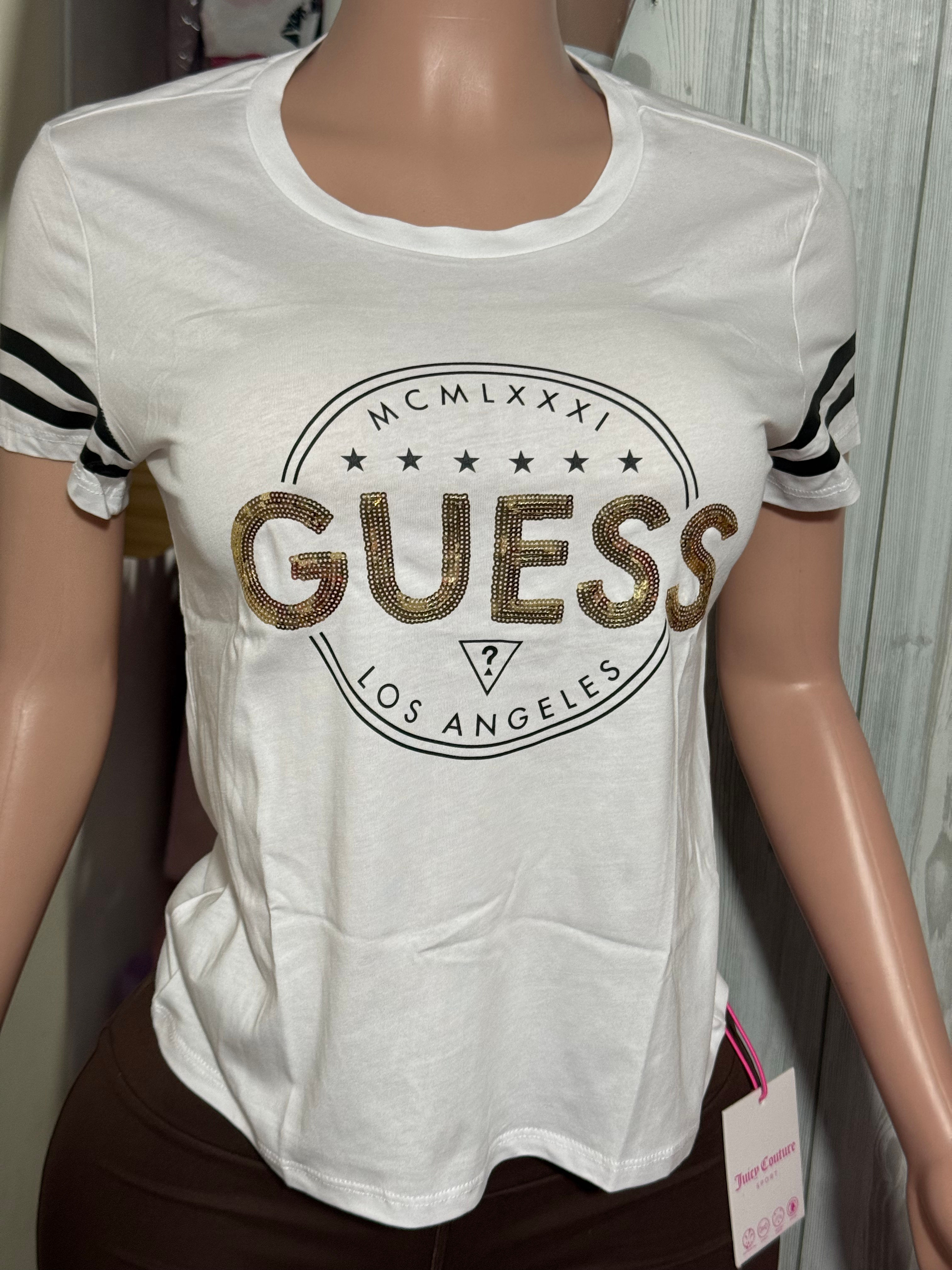 Polera Guess blanca 